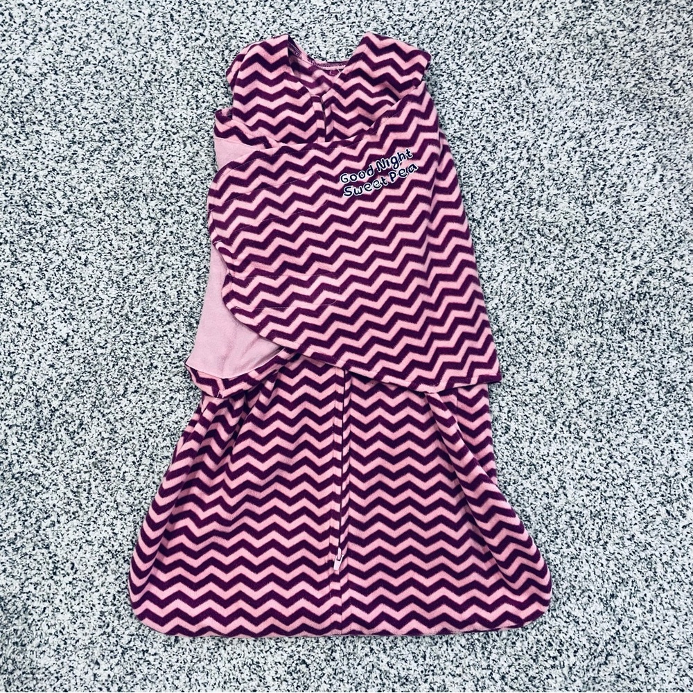 Little Journey Baby Wrapped Sleep Sack soft fleece size 0-6 months